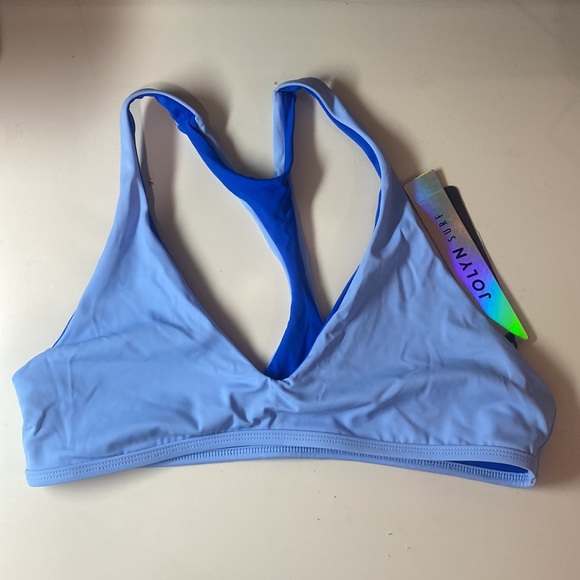 NWT JOLYN Aster Bikini Top, L, SKY - Picture 3 of 5